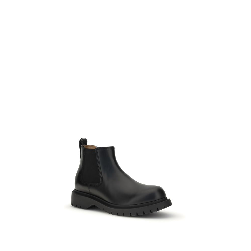 Givenchy Black Bull Skin Chelsea Boots Givenchy