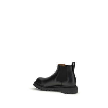 Givenchy Black Bull Skin Chelsea Boots Givenchy