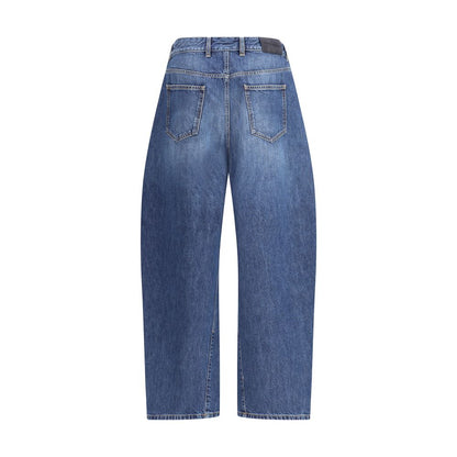 Givenchy Blue Cotton Relaxed Fit Jeans Givenchy