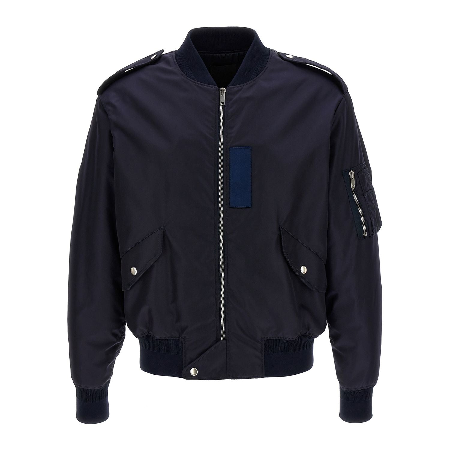 Givenchy Blue Polyamide Bomber