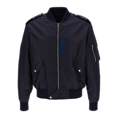 Givenchy Blue Polyamide Bomber