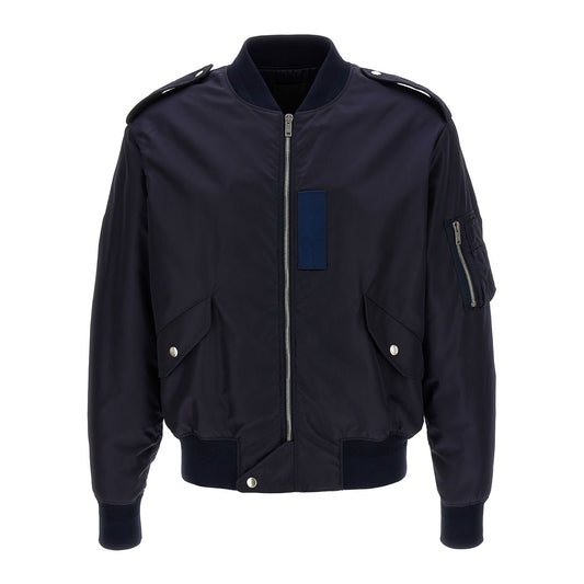 Givenchy Blue Polyamide Bomber
