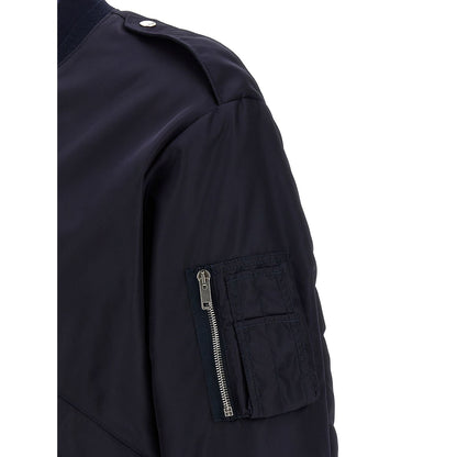 Givenchy Blue Polyamide Bomber