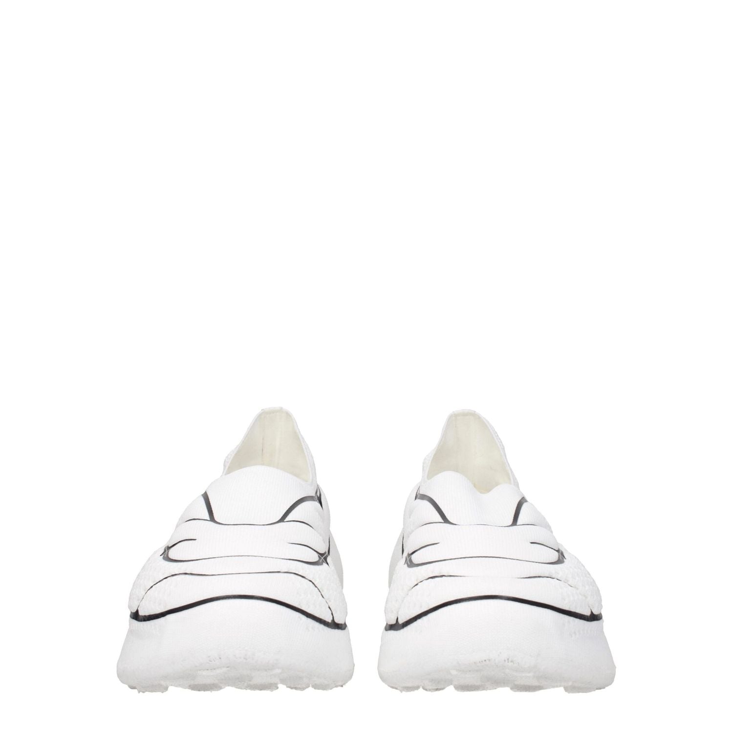 Givenchy White Fabric Low Top Sneakers