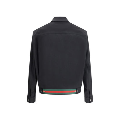 Gucci Black Cotton Shell Jacket Gucci