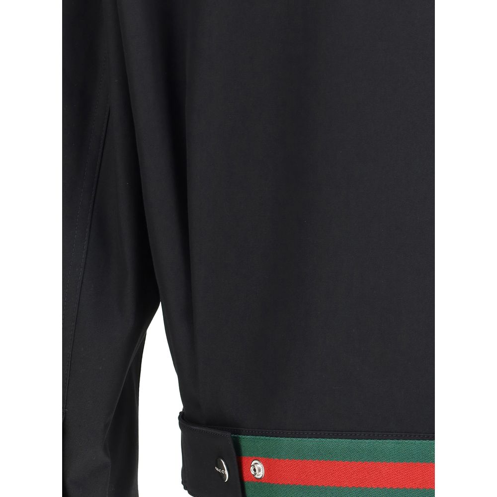Gucci Black Cotton Shell Jacket Gucci