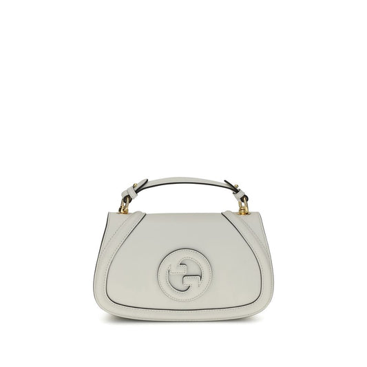 Gucci White Calf Leather Bos Taurus Handbag Gucci