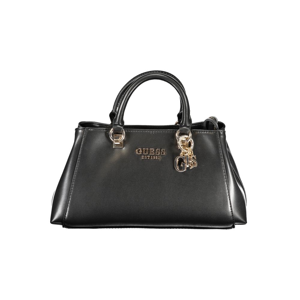 Guess Jeans Nero Poliuretano Women Handbag
