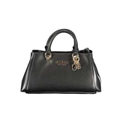 Guess Jeans Nero Poliuretano Women Handbag