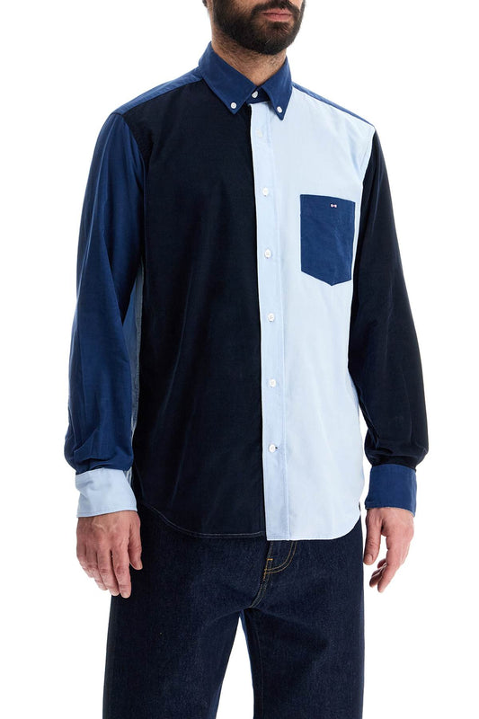 EDEN PARK multicolored blue long sleeve shirt with classic collar Shirts EDEN PARK