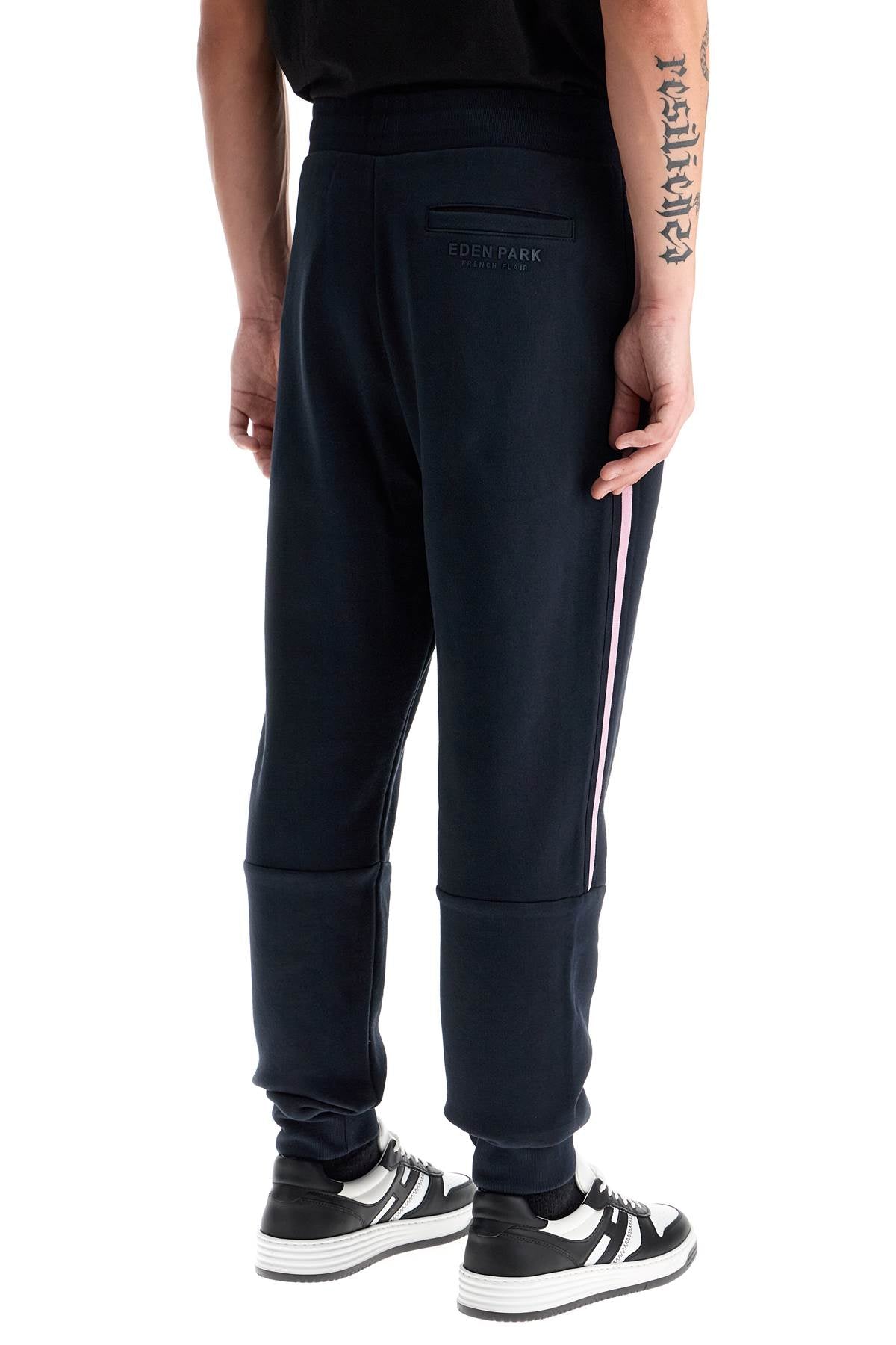 EDEN PARK contrast band joggers with eight Trousers EDEN PARK