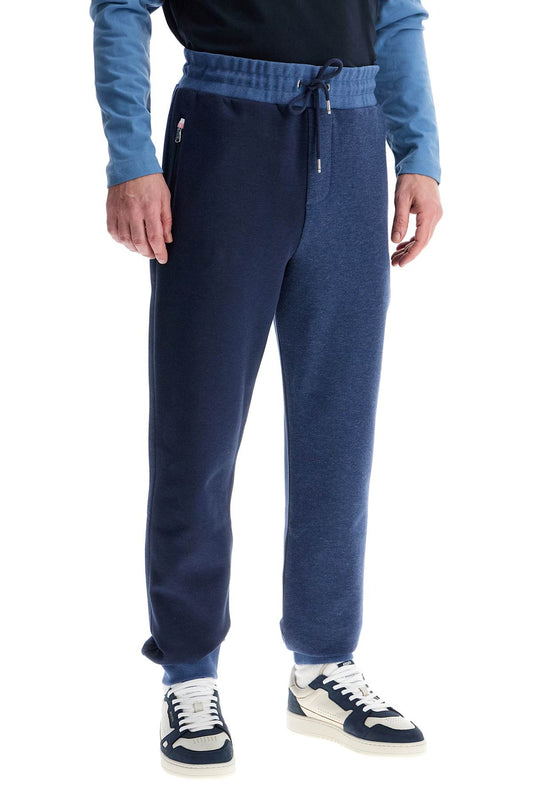 EDEN PARK high-waisted dark blue jogging pants with zip pockets and elastic cuffs Trousers EDEN PARK