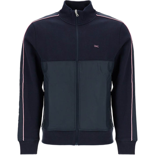 EDEN PARK dark blue high collar zip sweatshirt