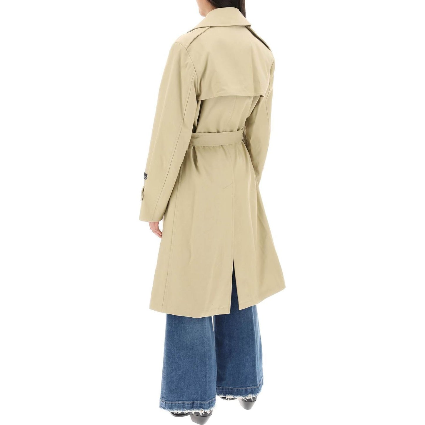 Homme Girls cotton double-breasted trench coat Jackets Homme Girls