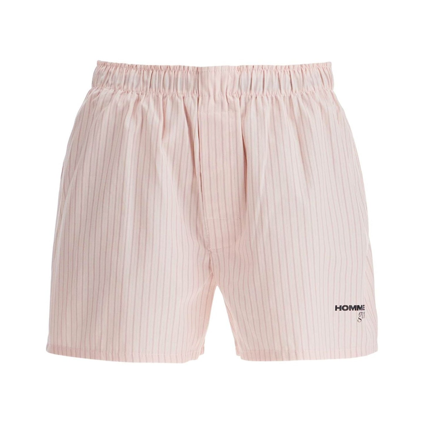 Homme Girls striped oxford shorts for men and Short trousers Homme Girls