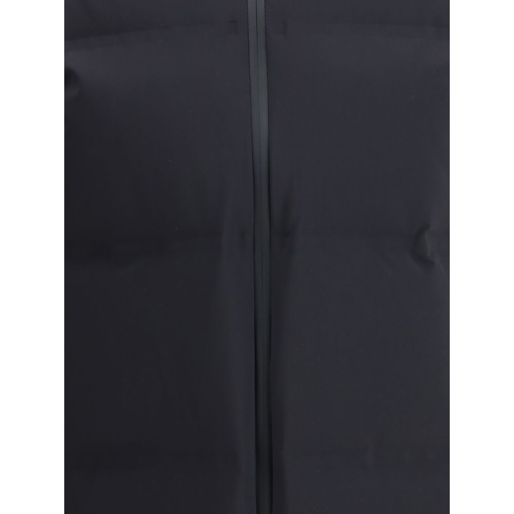 Herno Black Polyester Coat