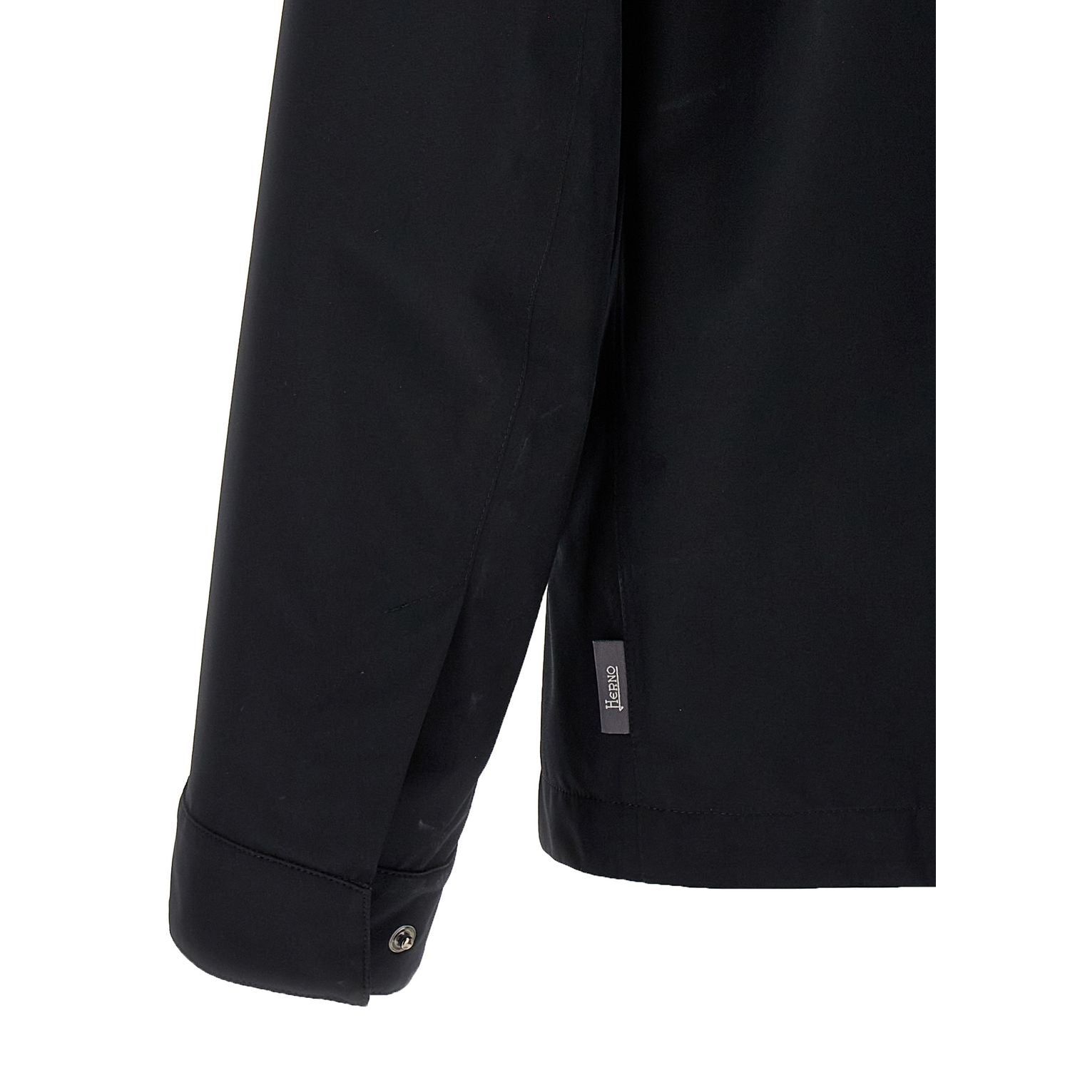 Herno Black Polyester Shell Jacket