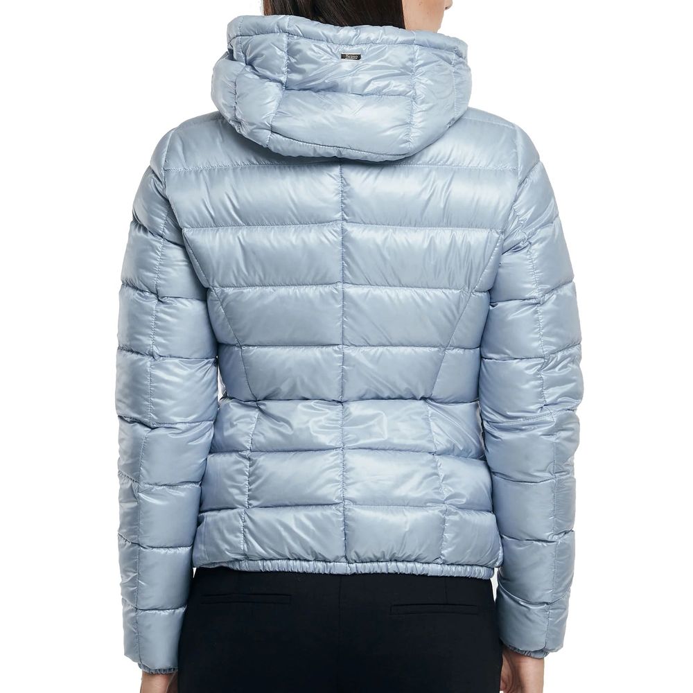 Herno Blue Polyamide Shell Jacket 1728,75611013280,Blue,Clothing,Herno,IT46 | S,Jackets & Coats - Clothing,New with tags,Shell Jackets - Jackets & Coats - Clothing,Women