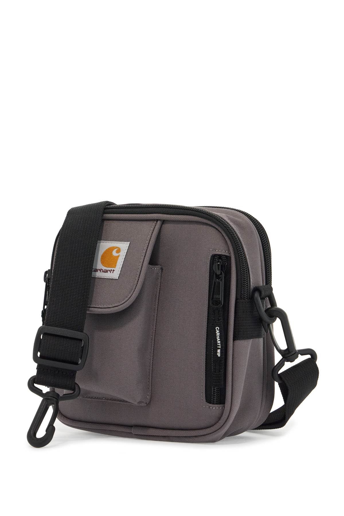 Front view with bag zipped and handles upright.