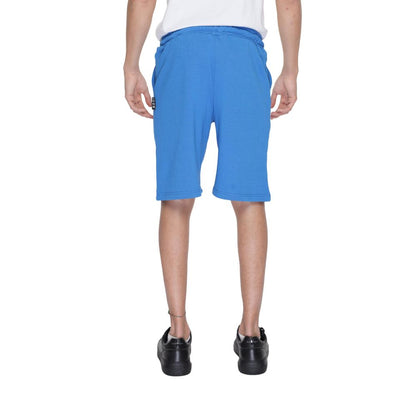 Icon Blue Cotton Bermuda Shorts Icon