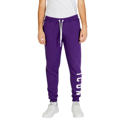 Icon Purple Cotton Joggers (Workout Pants) Icon