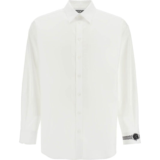 Moschino printed cuff shirt with unique Shirts Moschino