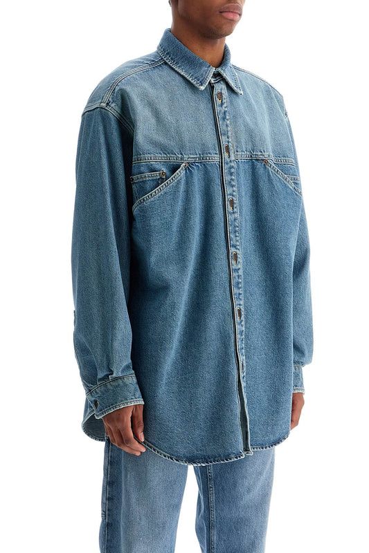 Moschino denim shirt with pockets Shirts Moschino