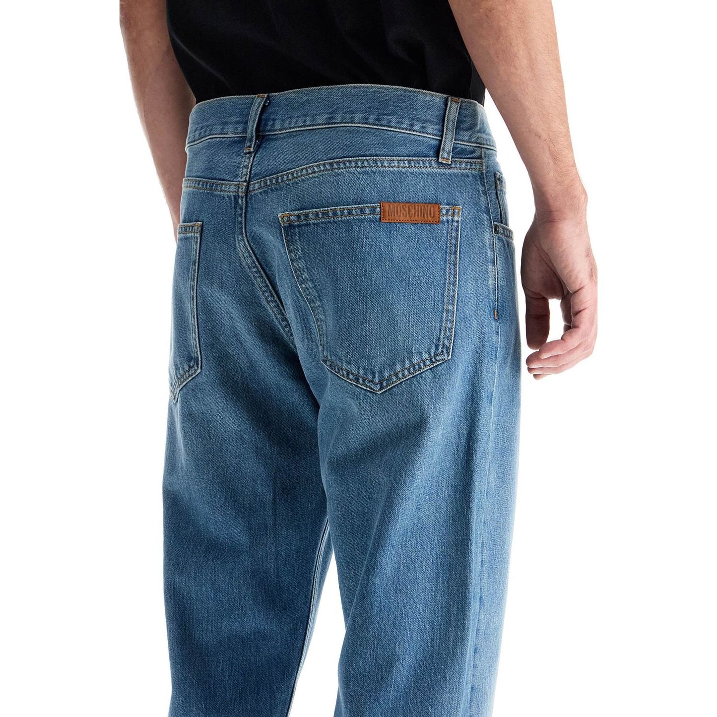 Moschino slim fit jeans for stylish