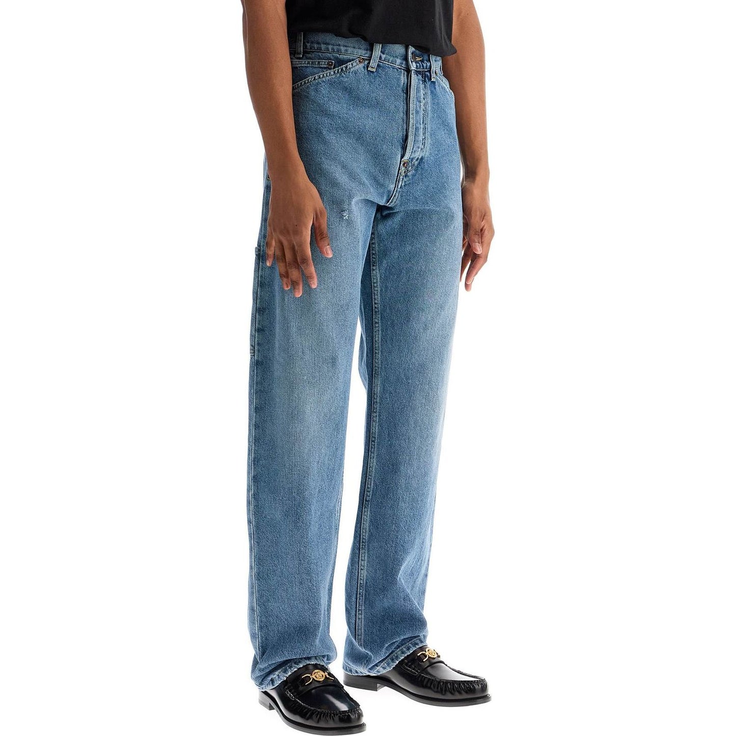 Moschino straight jeans with adjustable waistband Jeans Moschino