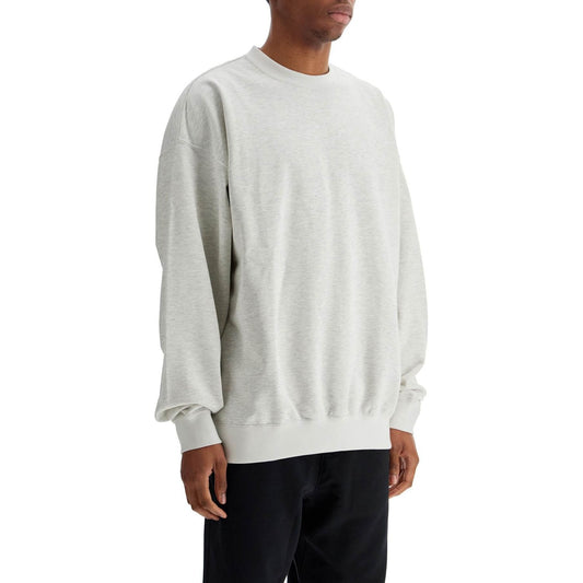 Y-3 light grey soft cotton and polyester sweatshirt Topwear Y-3