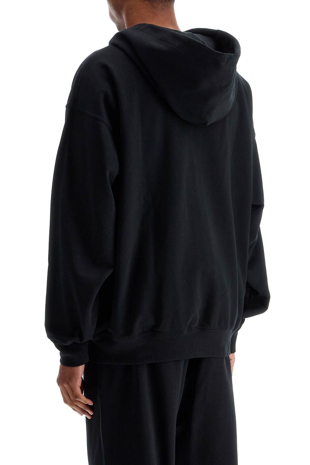 Y-3 black cotton zip hoodie Topwear Y-3