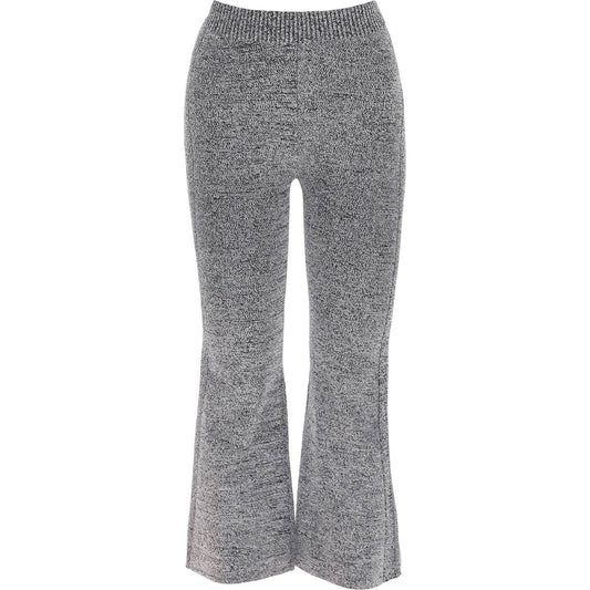 Ganni stretch knit cropped pants Trousers Ganni