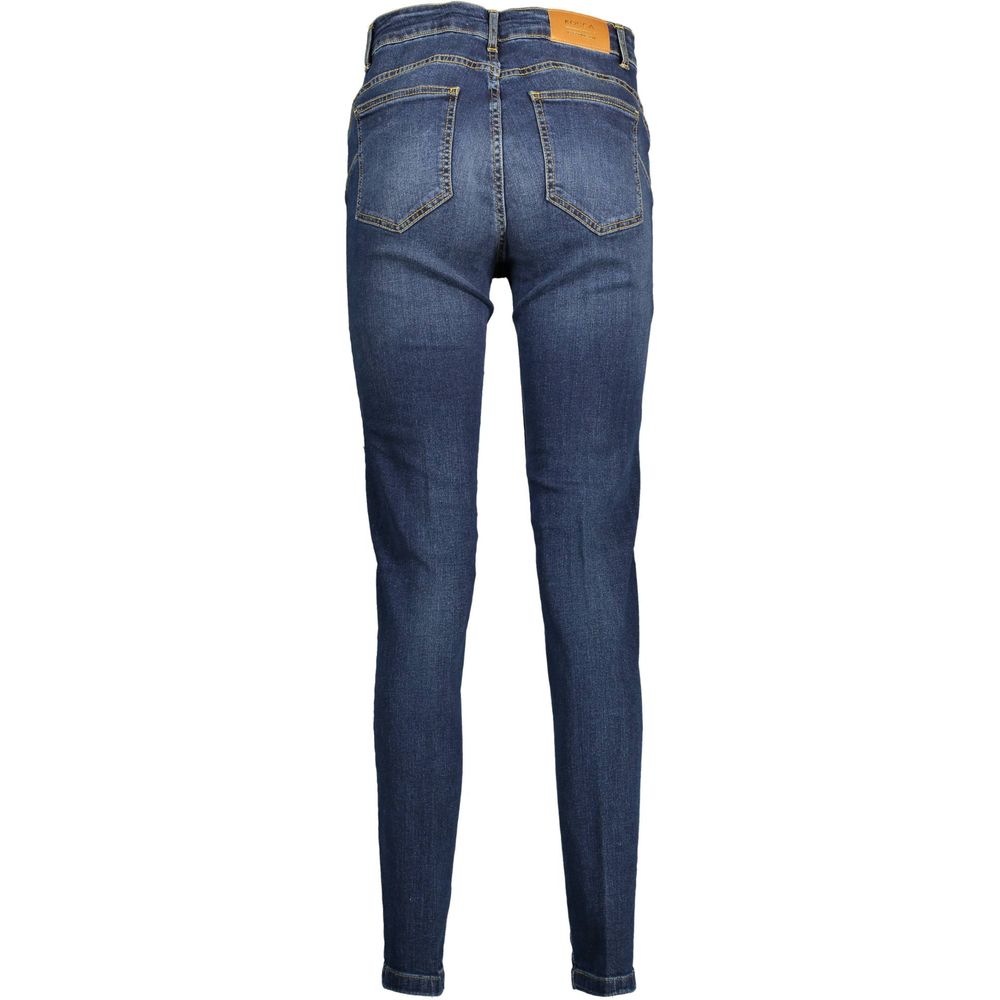 Kocca Blue Cotton Slim Fit Jeans