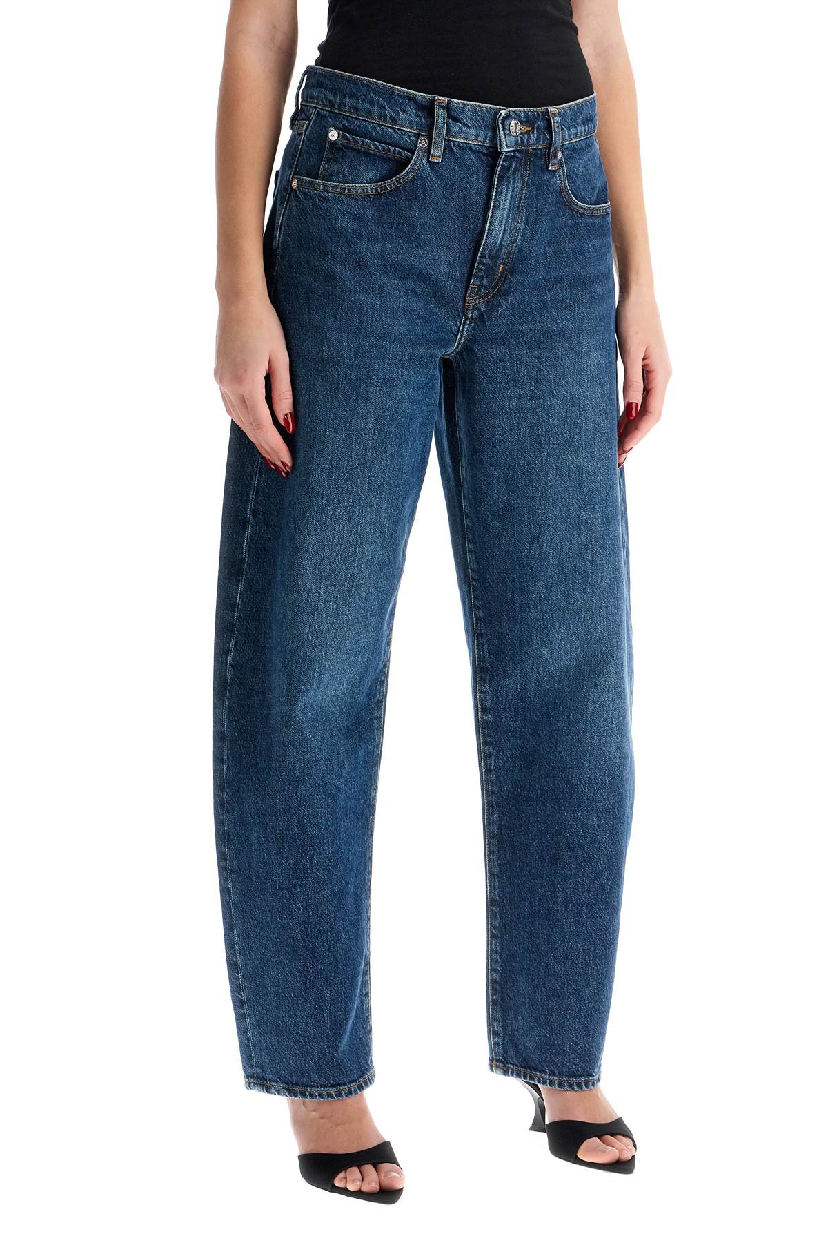 FRAME low-rise barrel cut den Jeans FRAME