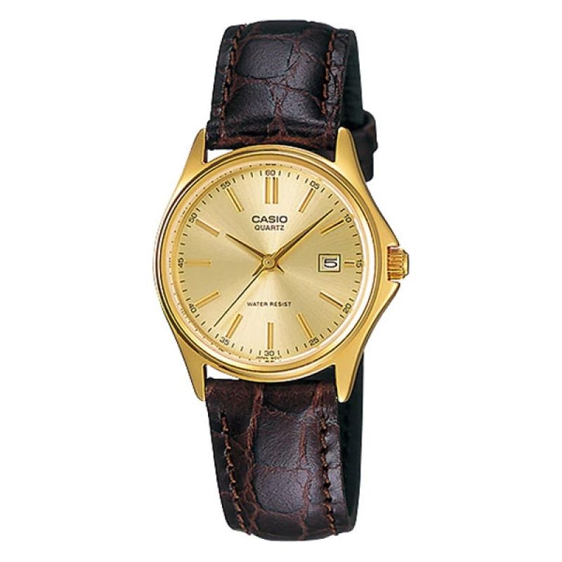 CASIO COLLECTION Mod. LADY LEATHER - GOLD WATCHES CASIO COLLECTION & VINTAGE Dark Slate Gray