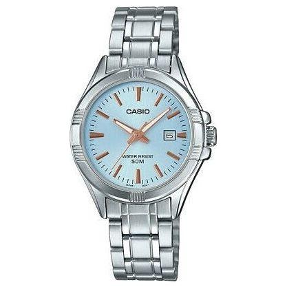 CASIO COLLECTION Mod. LADY DATE - LIGHT BLUE WATCHES CASIO COLLECTION & VINTAGE Light Steel Blue