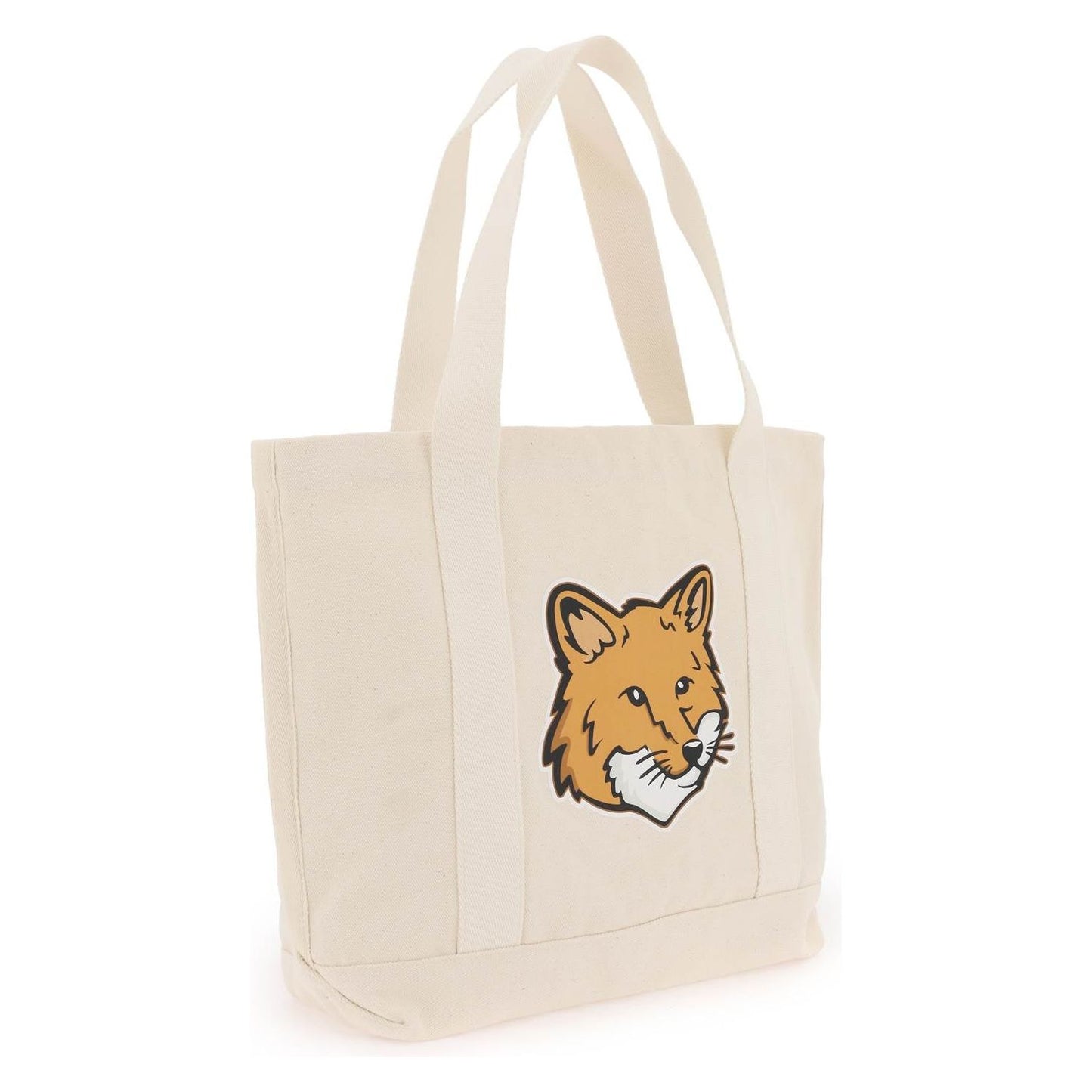 Maison Kitsune fox head tote bag Shopper Maison Kitsune