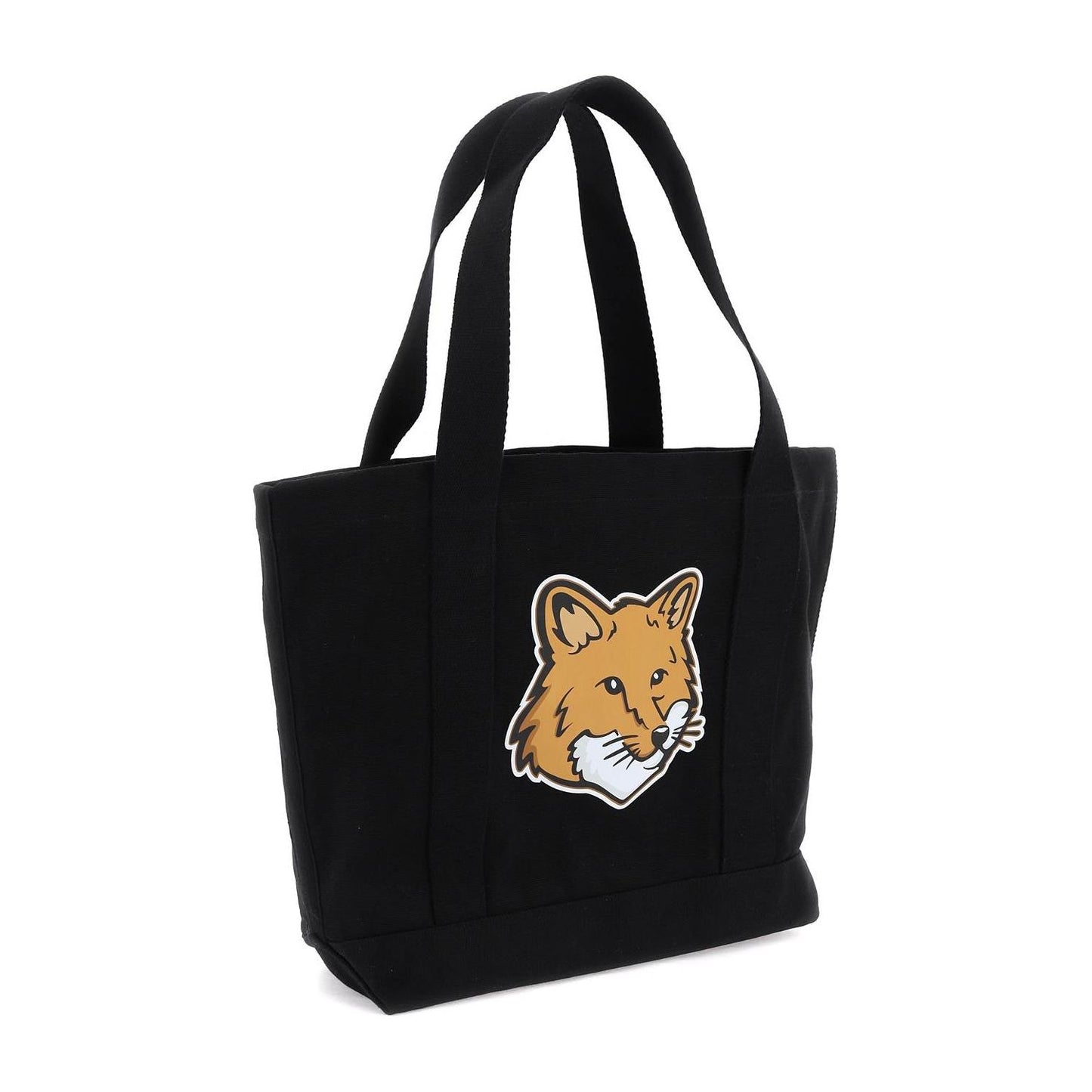 Maison Kitsune fox head tote bag Shopper Maison Kitsune