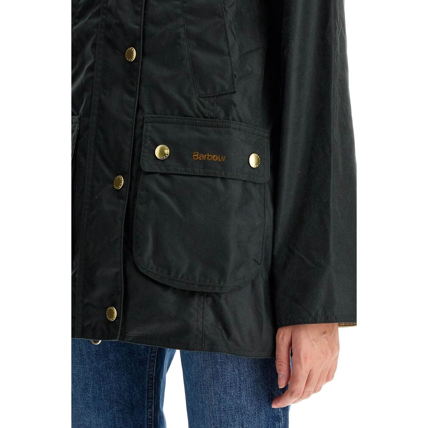 Barbour modern beadnell waxed