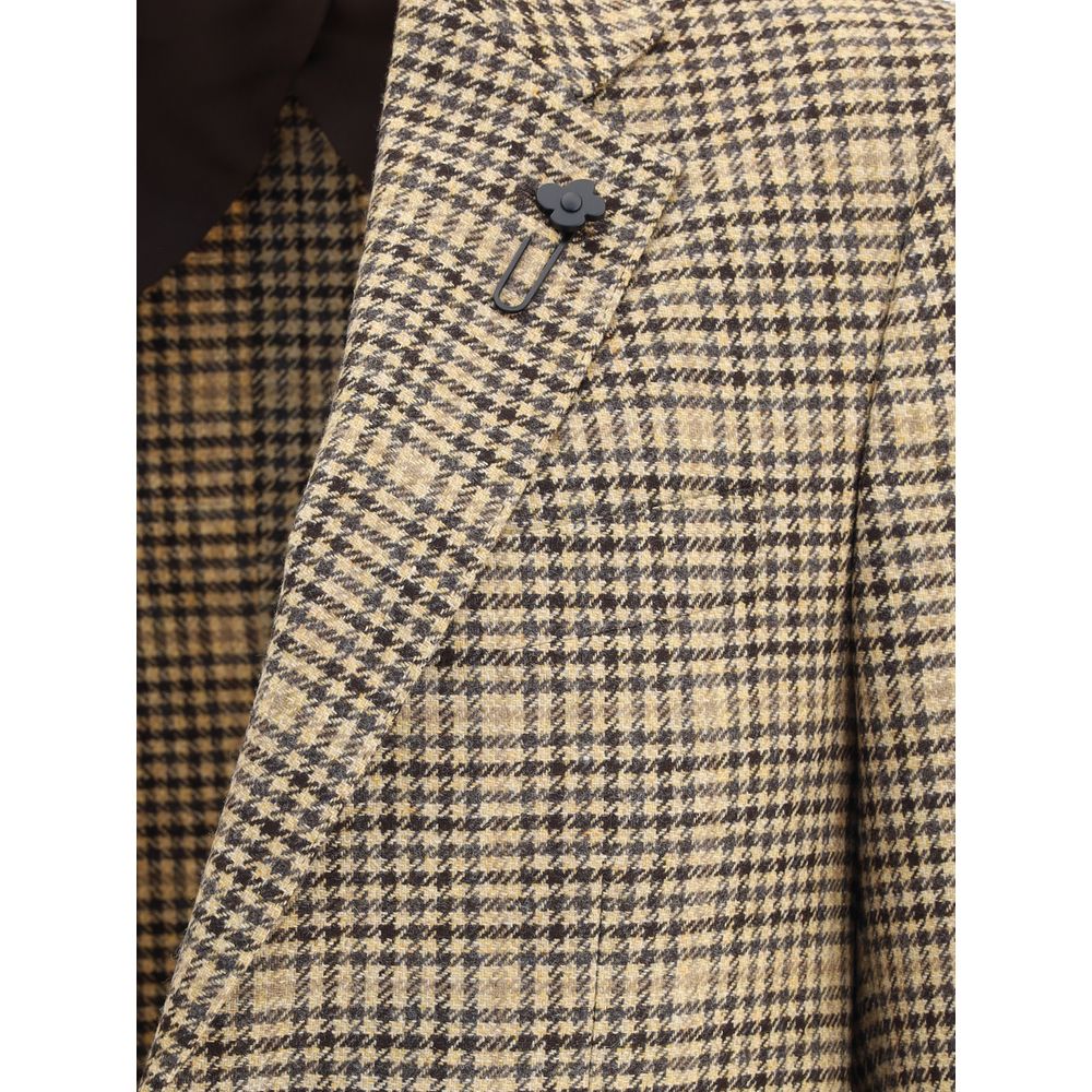 Lardini Beige Wool Clothing Lardini
