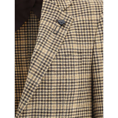 Lardini Beige Wool Clothing Lardini