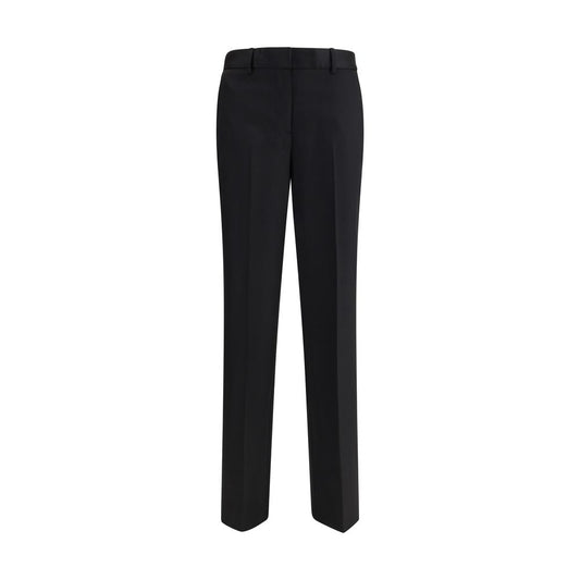 Lardini Black Wool Dress Pants Lardini