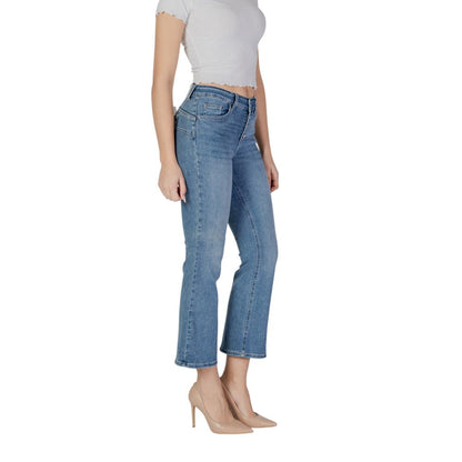 Liu Jo Blue Cotton Bootcut Jeans