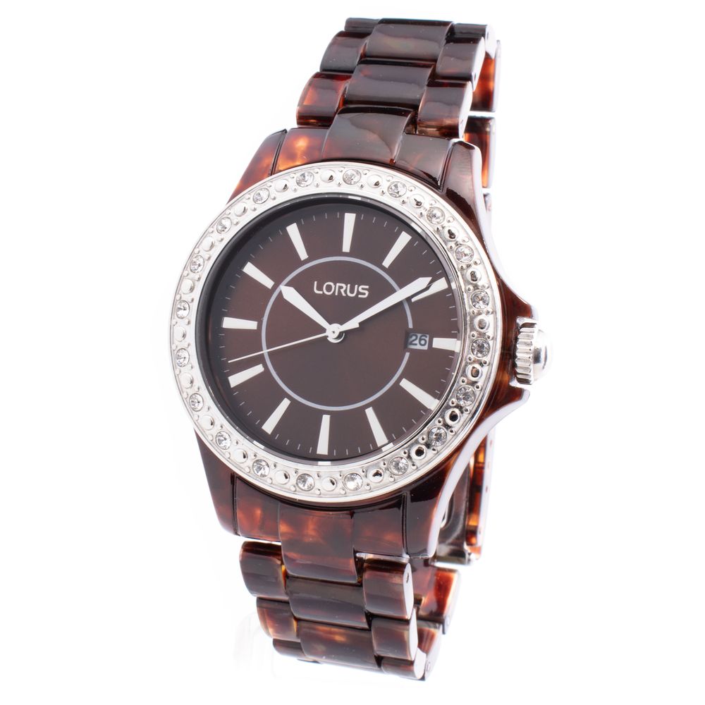 Lorus Brown Polyethylene Dress Watch Lorus