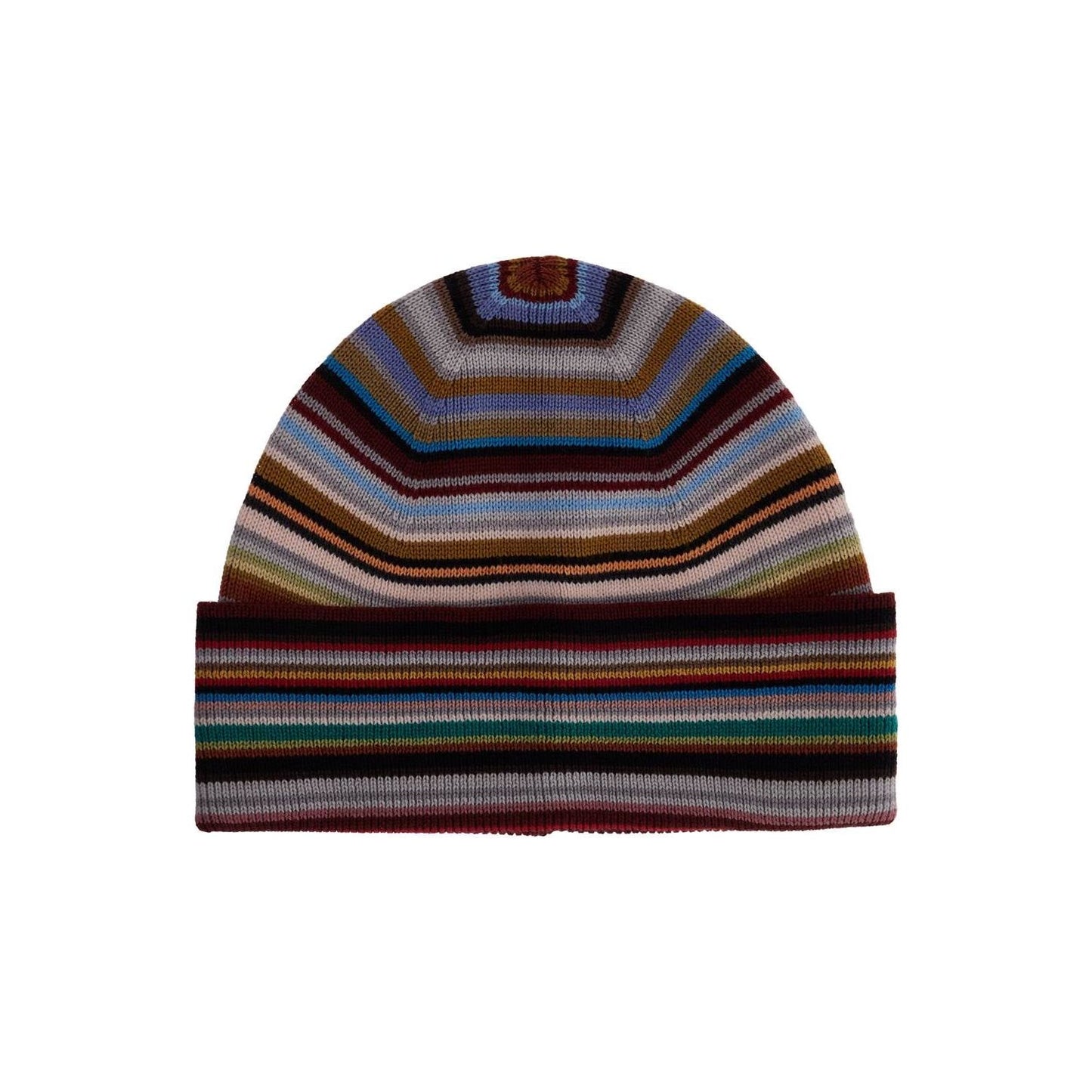 Paul Smith signature stripe virgin wool beanie hat Scarves Hats & Gloves Paul Smith