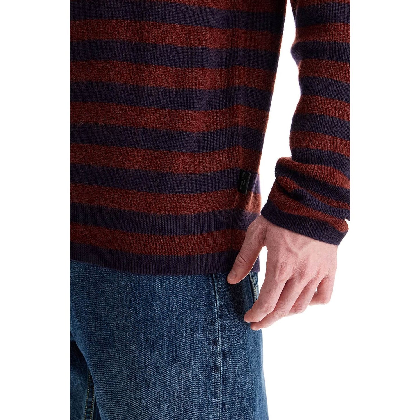 PS Paul Smith striped wool and mohair blend pullover Knitwear PS Paul Smith