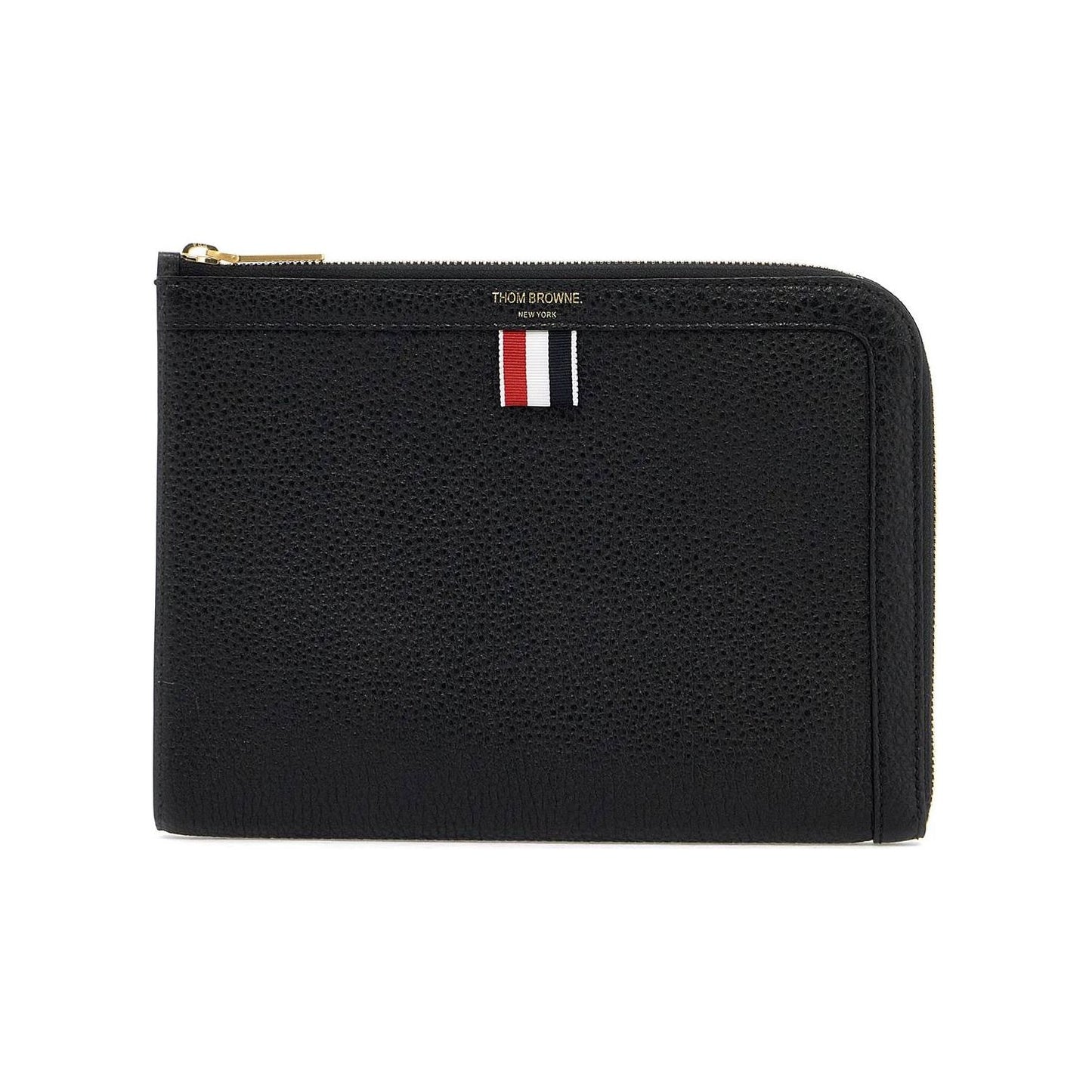 Thom Browne "embossed leather pouch