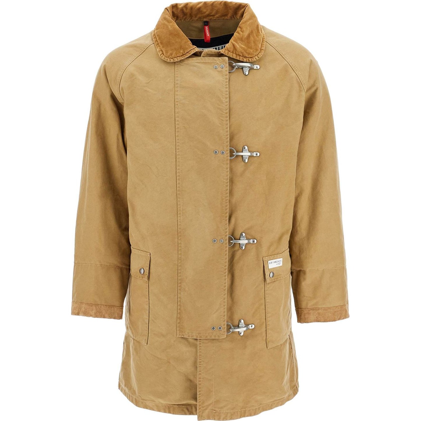 FAY ARCHIVE padded canvas jacket coat