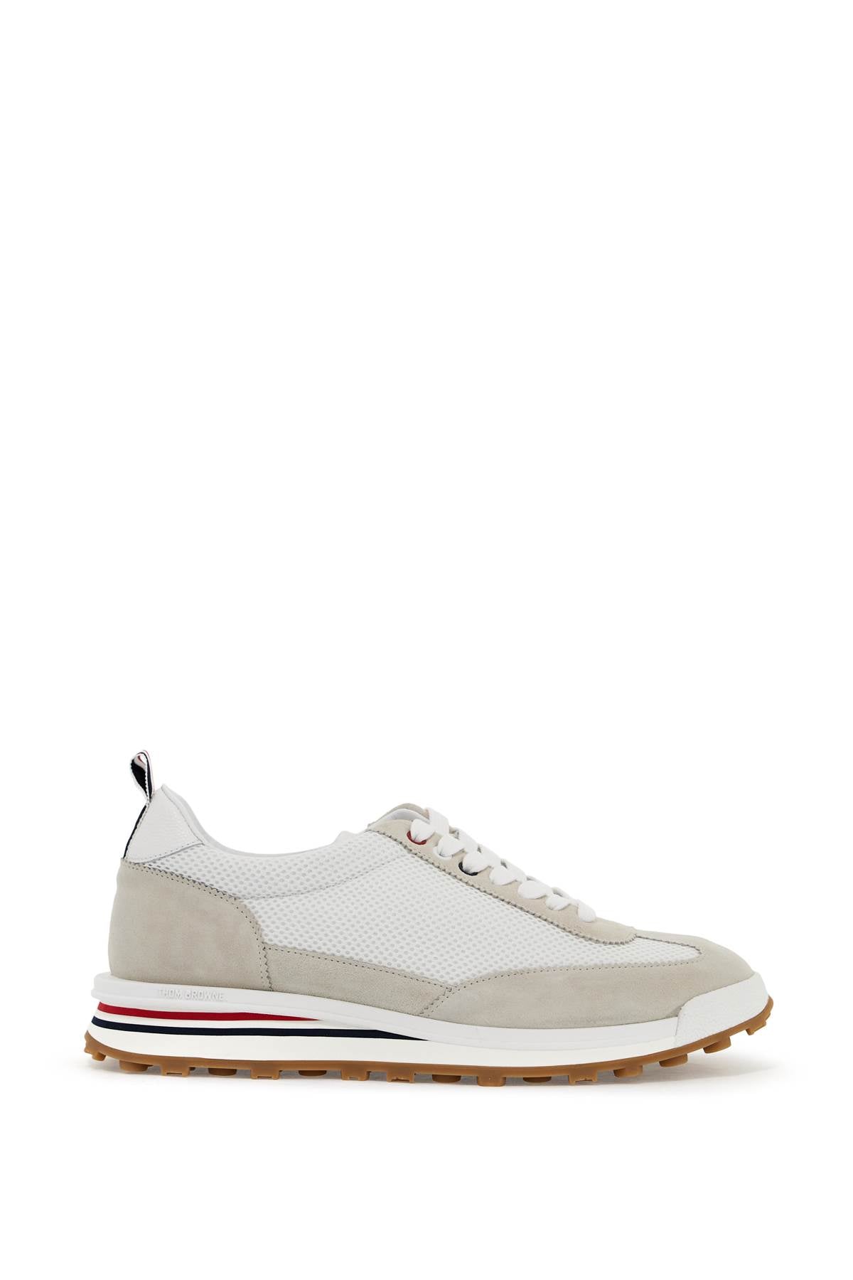 Thom Browne mesh and suede leather sneakers in 9 Sneakers Thom Browne