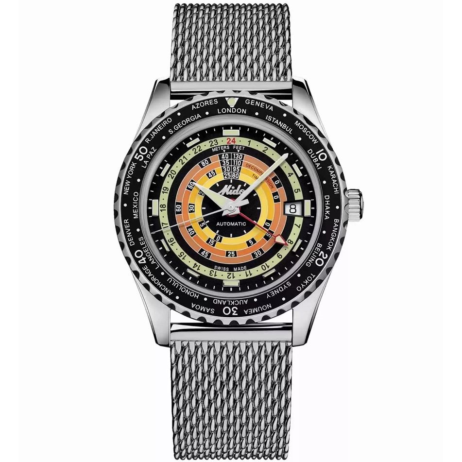 MIDO MOD. OCEAN STAR DECOMPRESSION WORLDTIMER MIDO